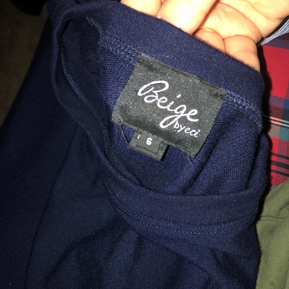 Beige by Eci Navy Blue Dress | Size 6 - Picture 2 of 2